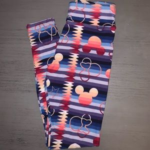 Lularoe Disney leggings OS NWOT